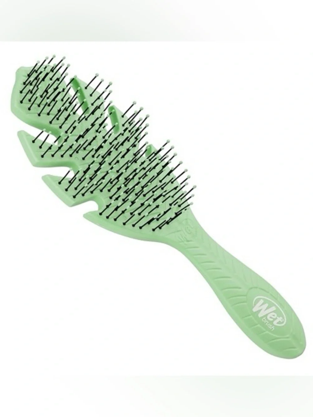 Wet Brush Leaf Shaped Detangler in Light Green